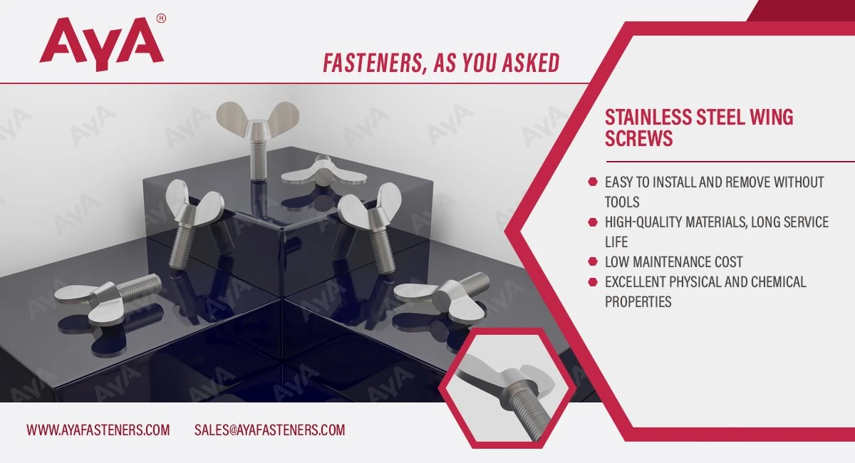 Stainless Steel Wing Screw-advantages
