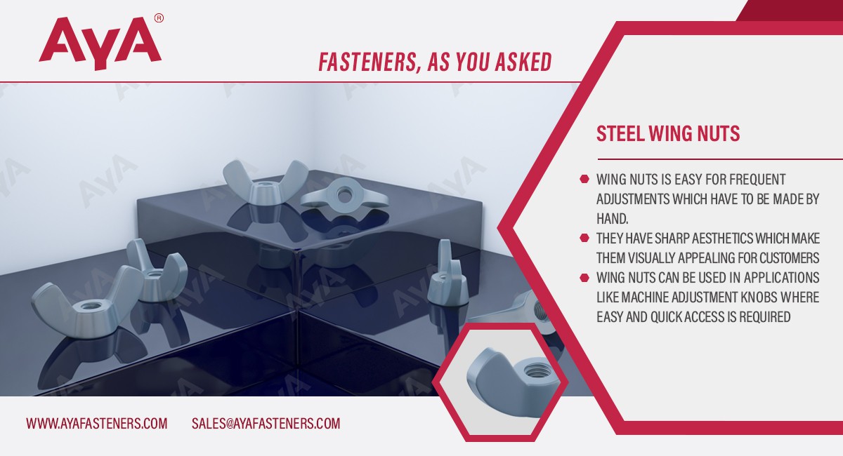 Steel Wing Nuts advantage